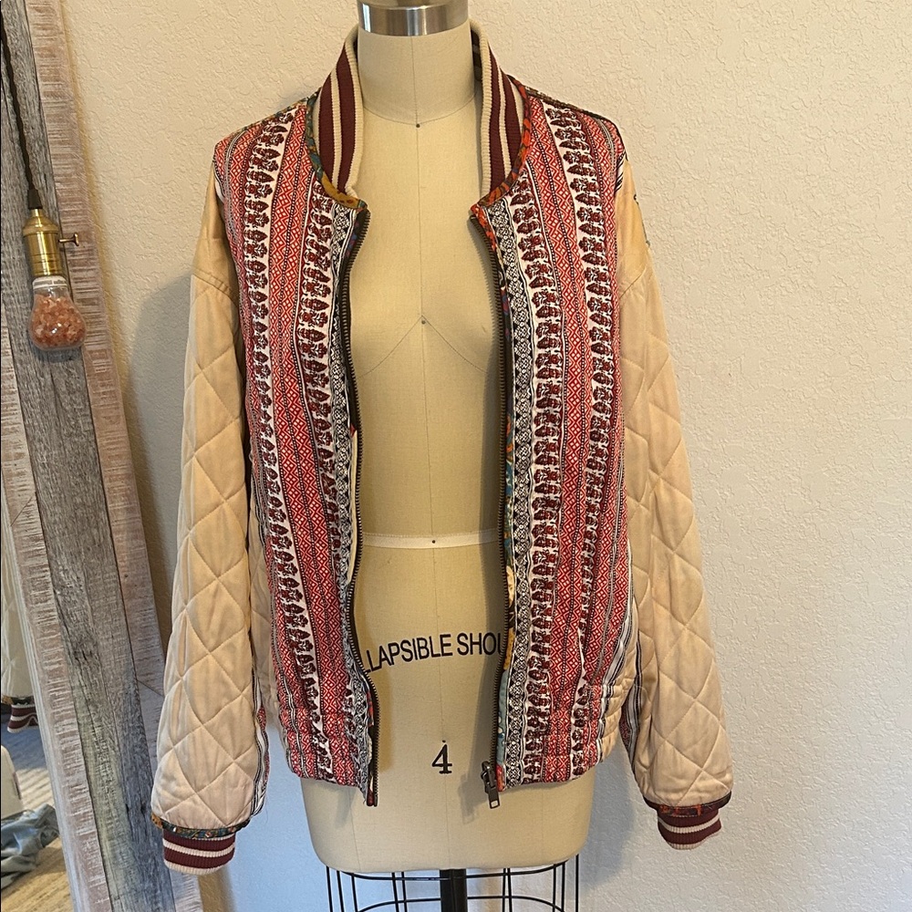 Reversible Free People Bomber Jacket